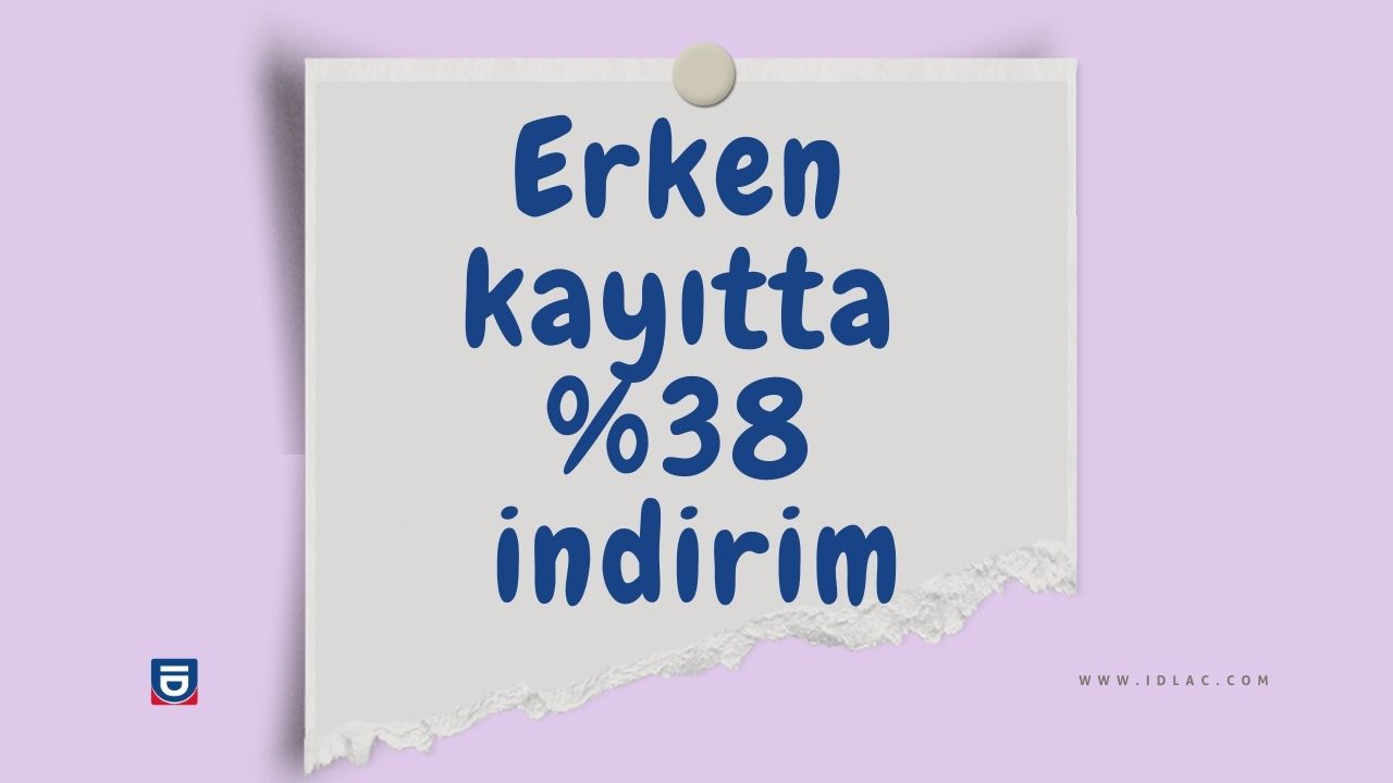 İndirimli kayıt dönemi başladı!